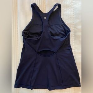 Lululemon Blue Racerback with Built-In Bra